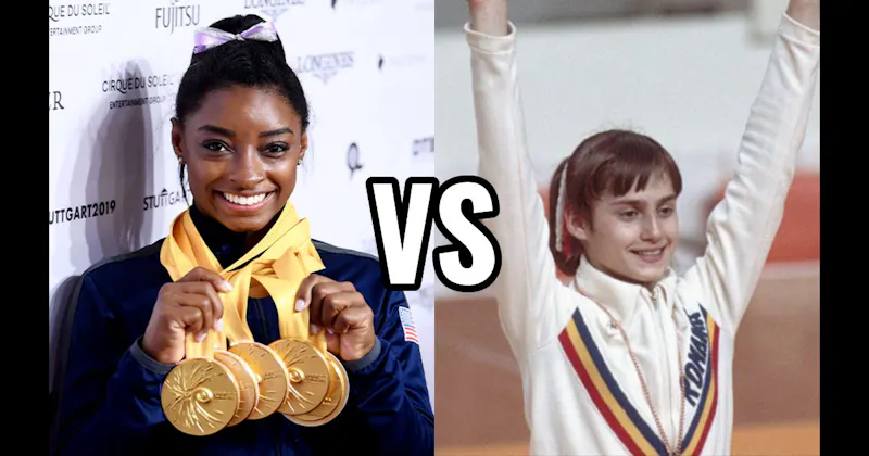 Nadia Comăneci vs. Simone Biles