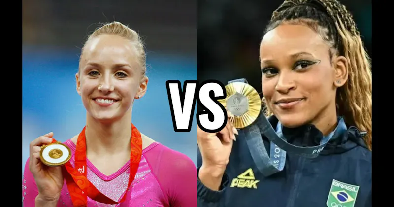 Nastia Liukin vs. Rebeca Andrade