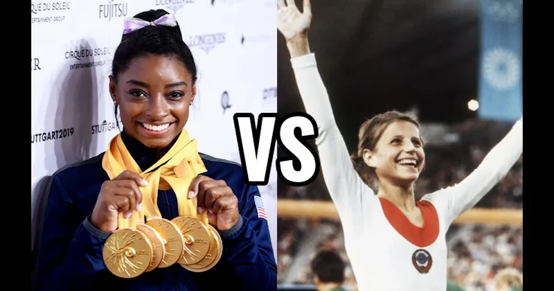 Olga Korbut vs. Simone Biles