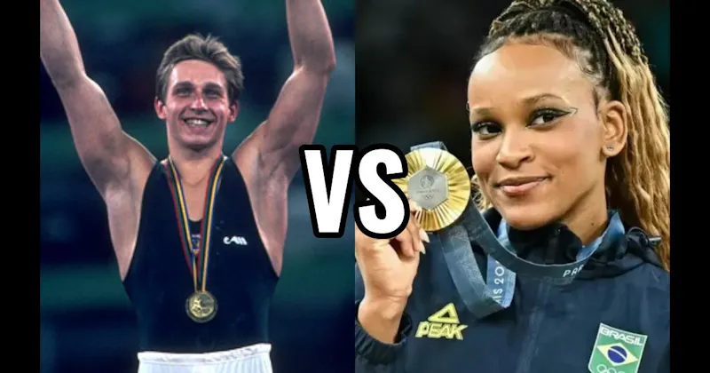Rebeca Andrade vs. Vitaly Scherbo