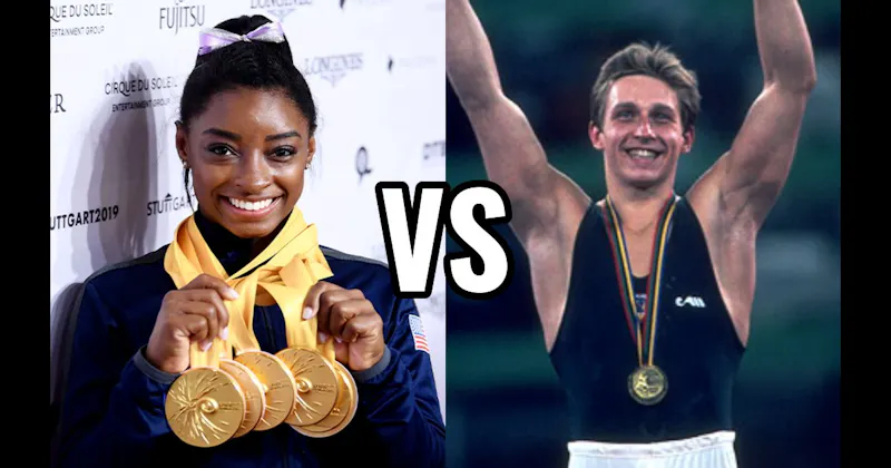 Simone Biles vs. Vitaly Scherbo