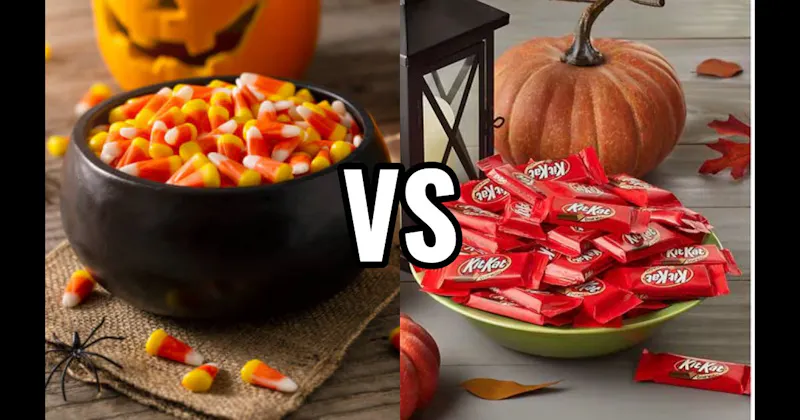 Candy Corn vs. Kit Kat