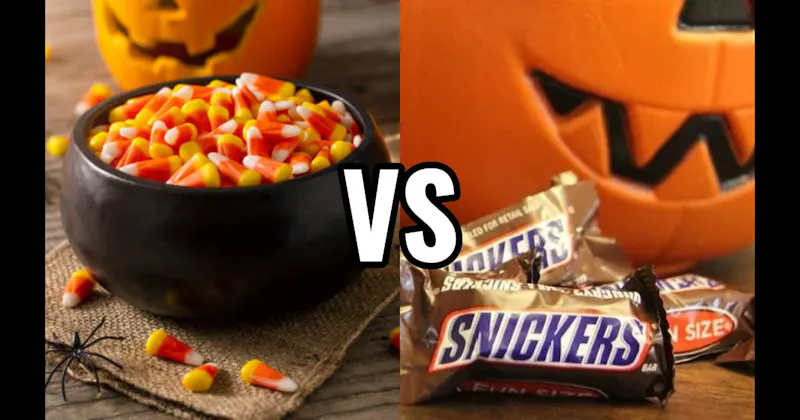 Candy Corn vs. Snickers