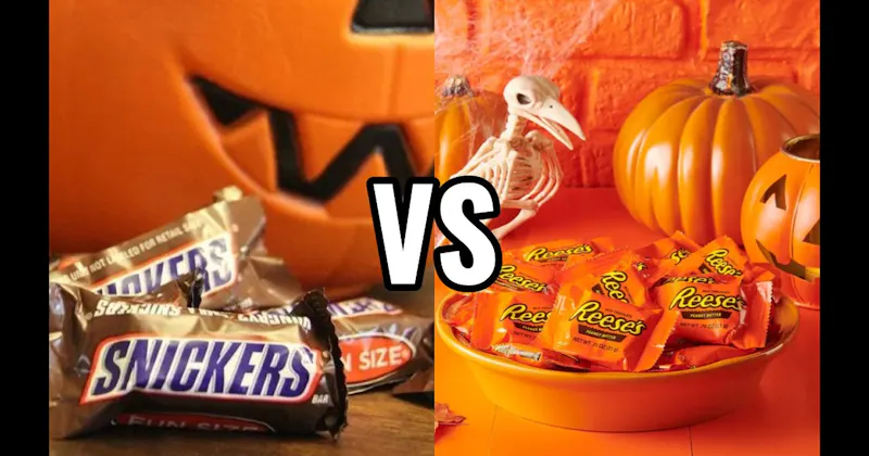 Reese’s Peanut Butter Cups vs. Snickers
