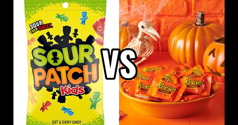 Reese’s Peanut Butter Cups vs. Sour Patch Kids