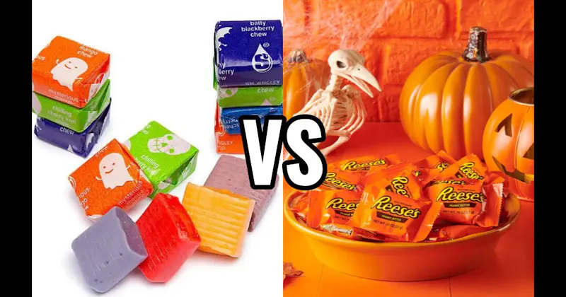 Reese’s Peanut Butter Cups vs. Starburst