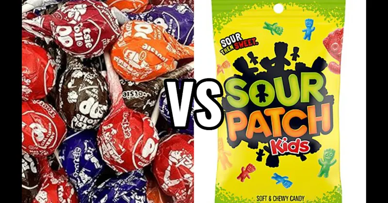 Sour Patch Kids vs. Tootsie Roll Pops