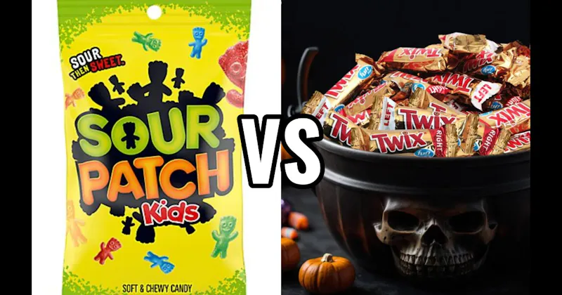 Sour Patch Kids vs. Twix