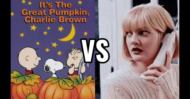 It’s the Great Pumpkin, Charlie Brown (1966) vs. Scream (1996)