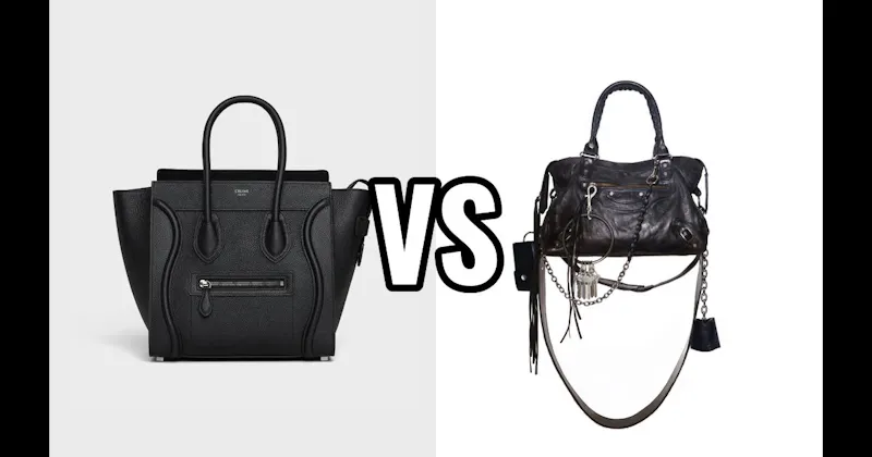 Balenciaga City vs. Céline Luggage Tote