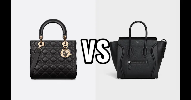 Céline Luggage Tote vs. Dior Lady Dior