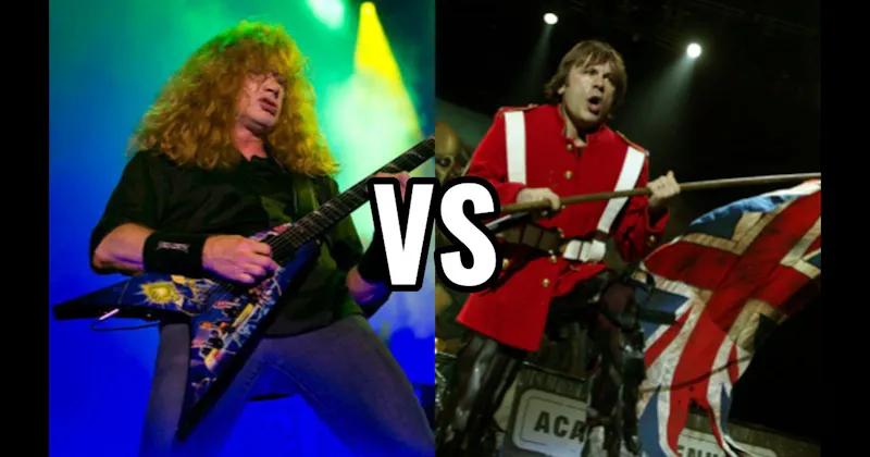 Bruce Dickinson (Iron Maiden) vs. Dave Mustaine (Megadeth)