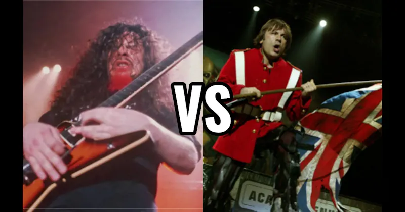 Bruce Dickinson (Iron Maiden) vs. Dimebag Darrell (Pantera)