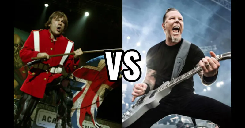 Bruce Dickinson (Iron Maiden) vs. James Hetfield (Metallica)