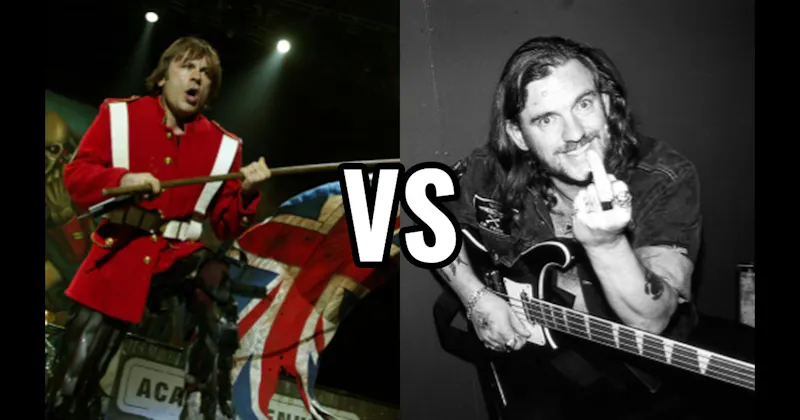 Bruce Dickinson (Iron Maiden) vs. Lemmy Kilmister (Motörhead)