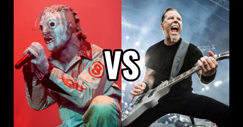 Corey Taylor (Slipknot) vs. James Hetfield (Metallica)