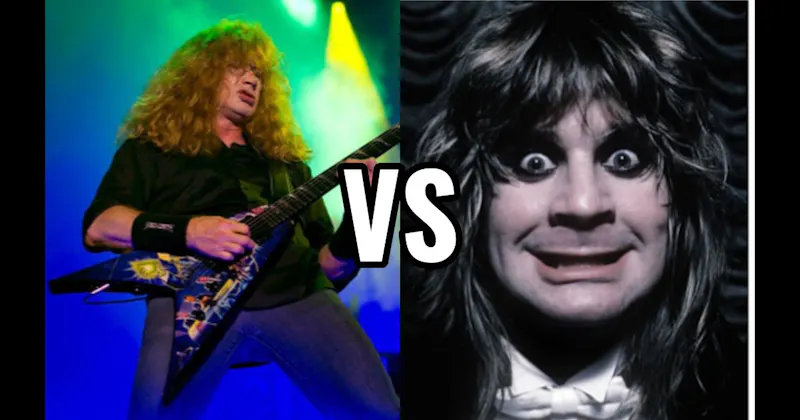 Dave Mustaine (Megadeth) vs. Ozzy Osbourne
