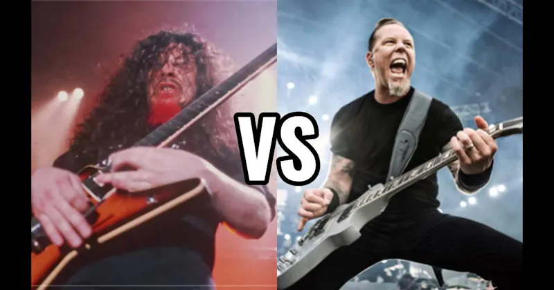 Dimebag Darrell (Pantera) vs. James Hetfield (Metallica)