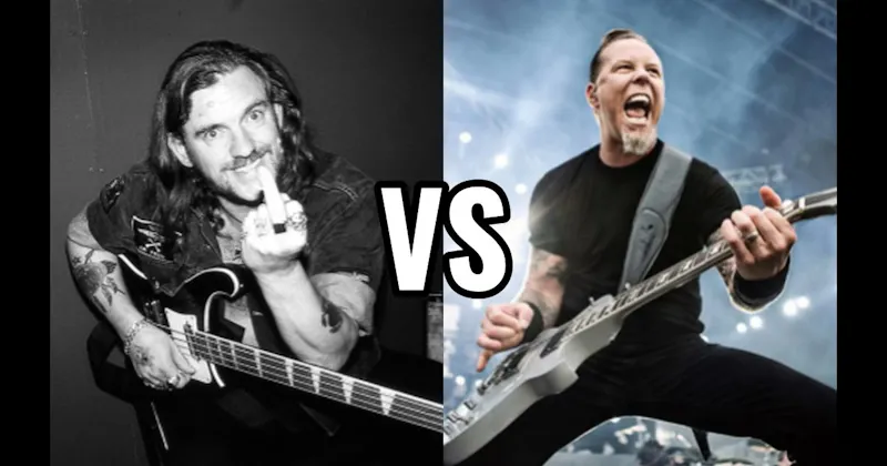 James Hetfield (Metallica) vs. Lemmy Kilmister (Motörhead)