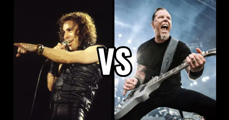 James Hetfield (Metallica) vs. Ronnie James Dio