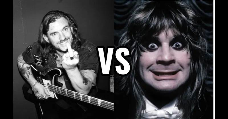 Lemmy Kilmister (Motörhead) vs. Ozzy Osbourne