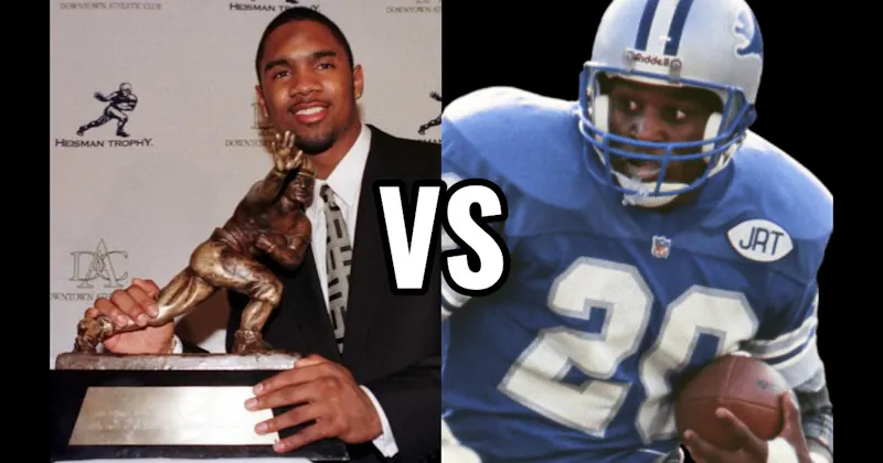 Barry Sanders vs. Charles Woodson