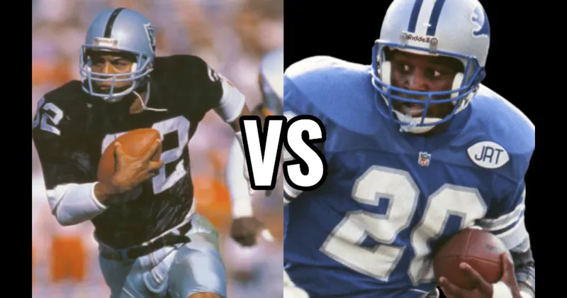 Barry Sanders vs. Marcus Allen