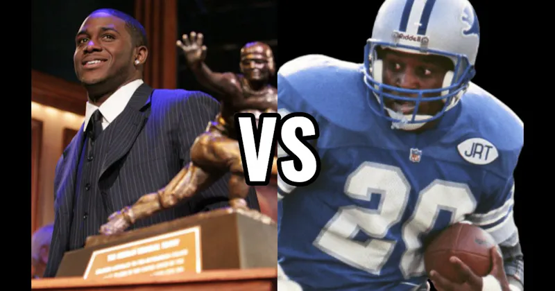 Barry Sanders vs. Reggie Bush