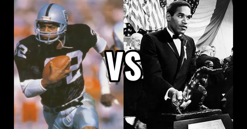 Marcus Allen vs. O.J. Simpson