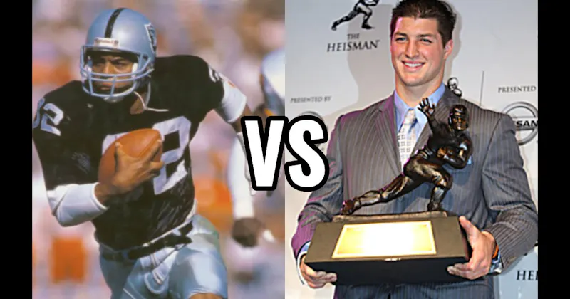 Marcus Allen vs. Tim Tebow