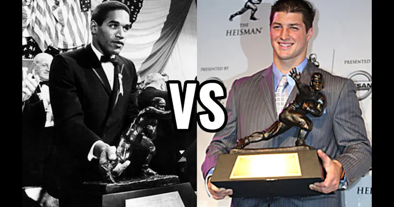 O.J. Simpson vs. Tim Tebow