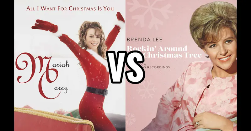 All I Want for Christmas Is You vs. Rockin' Around the Christmas Tree