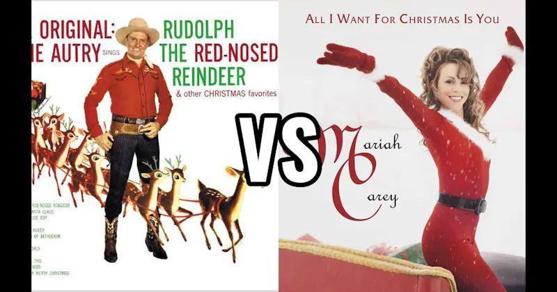 All I Want for Christmas Is You vs. Rudolph the Red-Nosed Reindeer