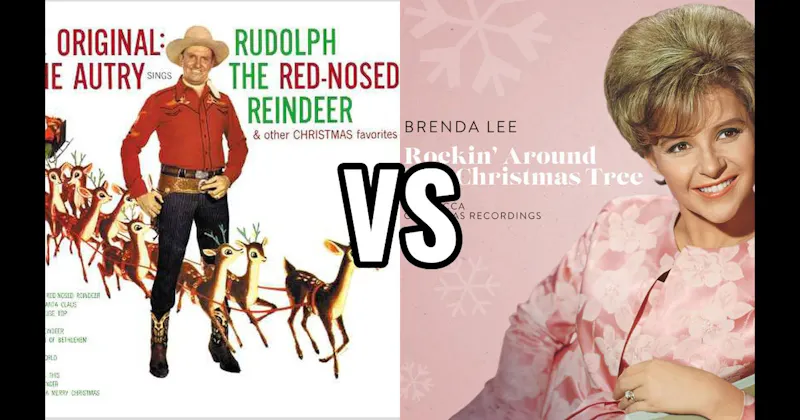 Rockin' Around the Christmas Tree vs. Rudolph the Red-Nosed Reindeer