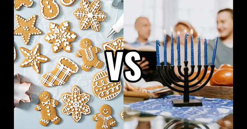 Baking Holiday Cookies vs. Lighting the Menorah