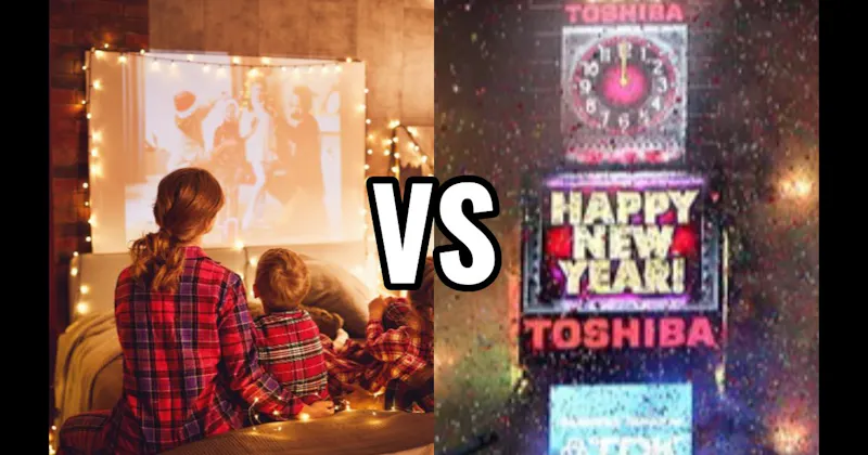 Holiday Movie Marathon vs. New Year’s Countdown