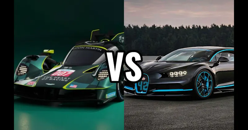 Aston Martin Valkyrie vs. Bugatti Veyron