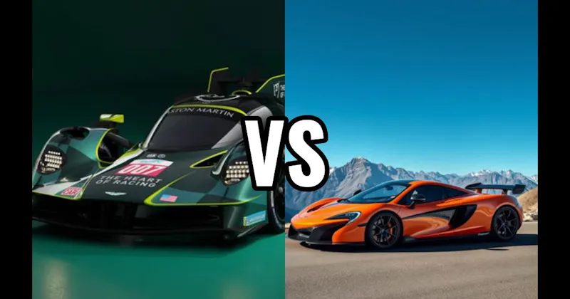 Aston Martin Valkyrie vs. McLaren P1