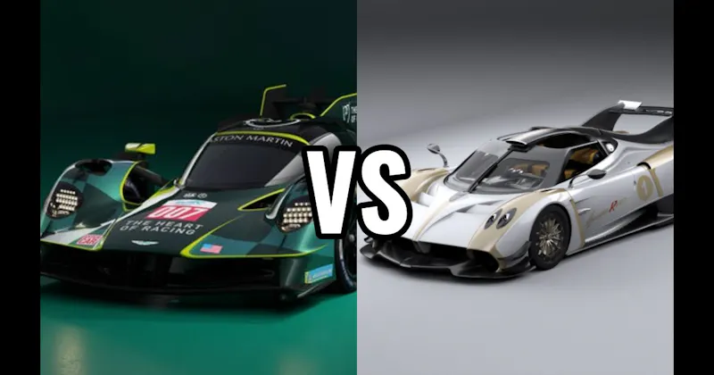Aston Martin Valkyrie vs. Pagani Huayra