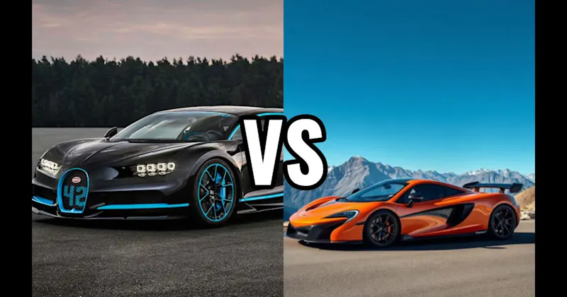 Bugatti Veyron vs. McLaren P1