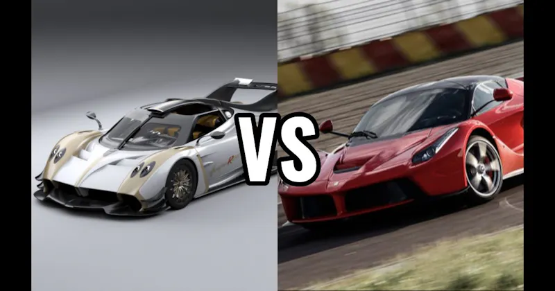 Ferrari LaFerrari vs. Pagani Huayra