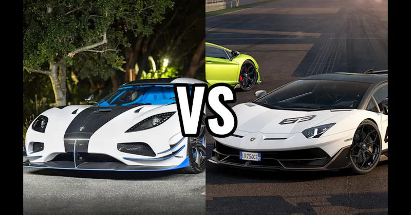 Koenigsegg Agera R vs. Lamborghini Aventador