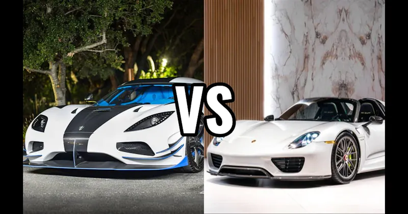 Koenigsegg Agera R vs. Porsche 918 Spyder