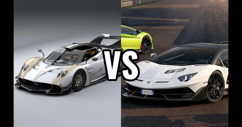 Lamborghini Aventador vs. Pagani Huayra