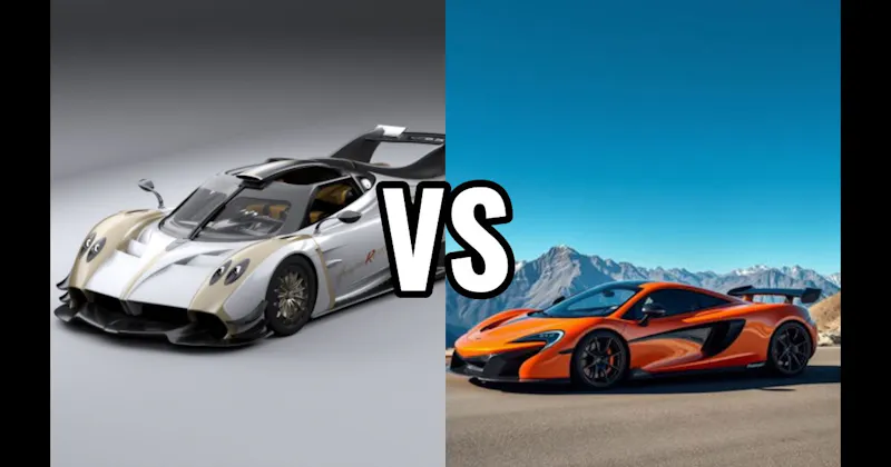 McLaren P1 vs. Pagani Huayra