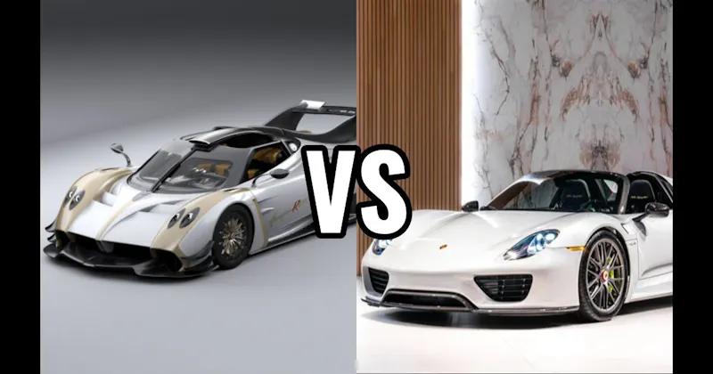 Pagani Huayra vs. Porsche 918 Spyder