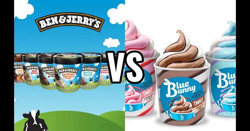 Ben & Jerry’s vs. Blue Bunny