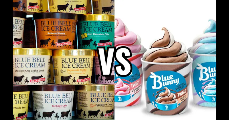 Blue Bell	 vs. Blue Bunny
