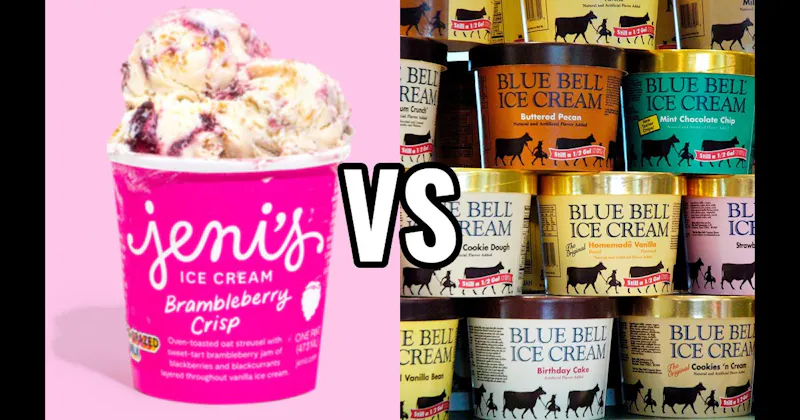 Blue Bell	 vs. Jeni's Splendid Ice Creams