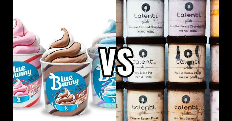 Blue Bunny vs. Talenti Gelato & Sorbetto
